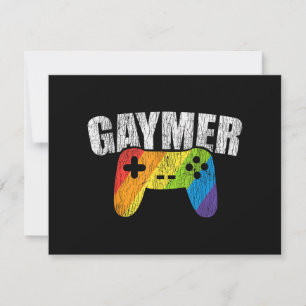 Cartes Pour Fêtes Annuelles Gaymer Rainbow Drapeau Jeu Lesbienne Gay Bisexual