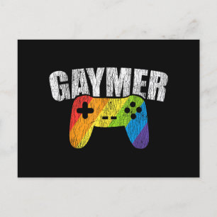 Cartes Pour Fêtes Annuelles Gaymer Rainbow Drapeau Jeu Lesbienne Gay Bisexual