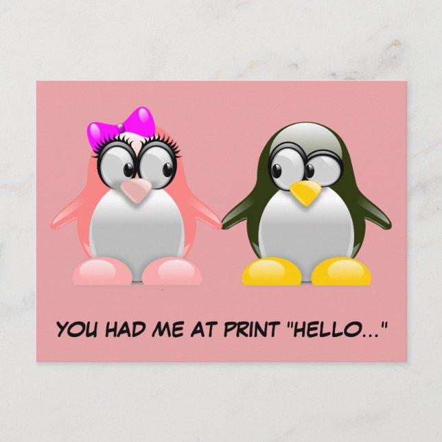 Cartes Pour Fêtes Annuelles Geek informatique Valentine : Programmation Langue (Devant)