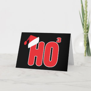 Cartes Pour Fêtes Annuelles Geek Nerdy Christmas Ho x3 Humour