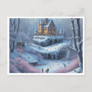 Cartes Pour Fêtes Annuelles Gelée hivernale