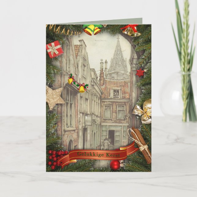 Cartes Pour Fêtes Annuelles Gelukkige Kerst - Anton Pieck (Devant)