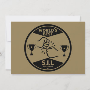 Cartes Pour Fêtes Annuelles Gendre le meilleur du monde