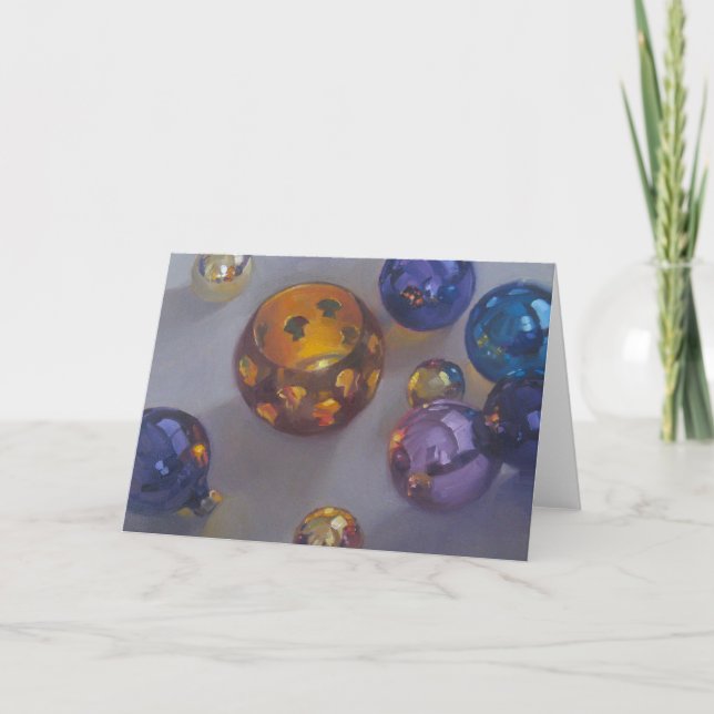 Cartes Pour Fêtes Annuelles "Gentle Glow" (Devant)