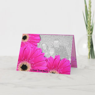 Cartes Pour Fêtes Annuelles Gerberas Salutations horizontale