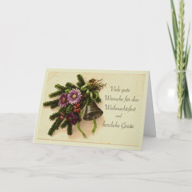 Cartes Pour Fêtes Annuelles German Christmas, Noël (Devant)