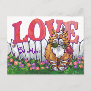 Cartes Pour Fêtes Annuelles Ginger Cat Saint-Valentin