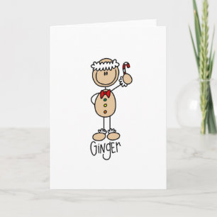 Cartes Pour Fêtes Annuelles Ginger pain d'épices Cookie T-shirts et cadeaux