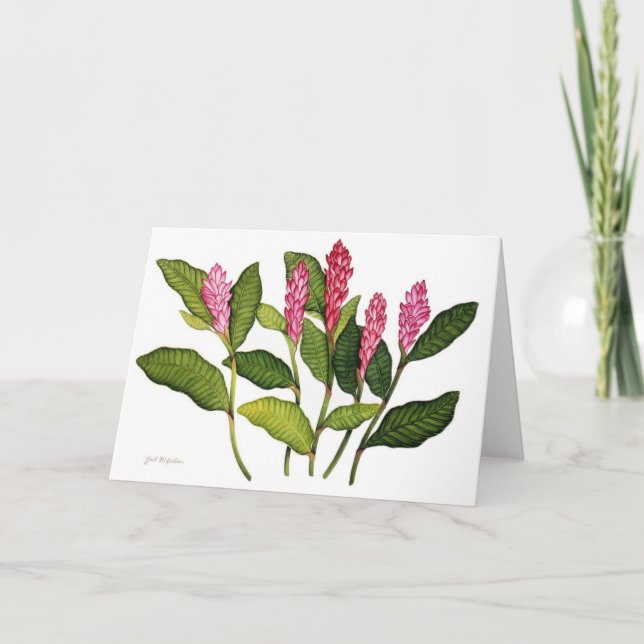 Cartes Pour Fêtes Annuelles Ginger rouge (Devant)