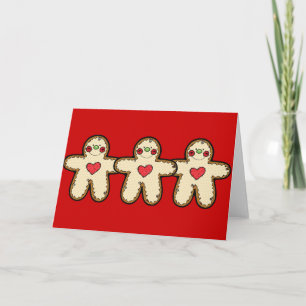 Cartes Pour Fêtes Annuelles Gingerbread