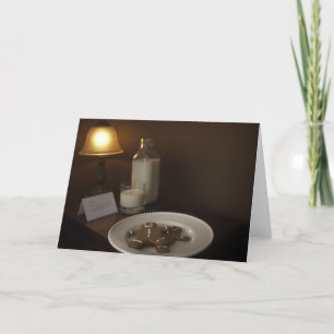 Cartes Pour Fêtes Annuelles Gingerbread Cookies Santa Claus