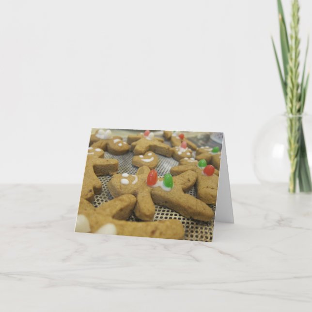 Cartes Pour Fêtes Annuelles gingerbreadmen (Devant)