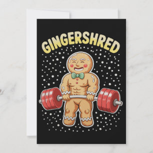 Cartes Pour Fêtes Annuelles Gingershred Noël Pain d'épice Gymnastique Culturis