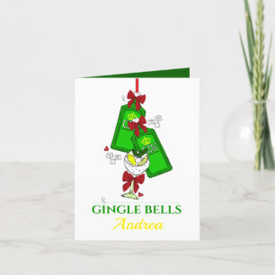 Cartes Pour Fêtes Annuelles Gingle Bells Gin Lover Noël Cocktails