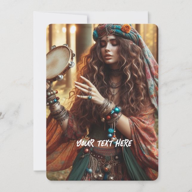 Cartes Pour Fêtes Annuelles Gitana (Devant)