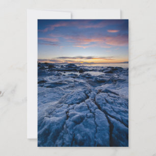 Cartes Pour Fêtes Annuelles Glace craquée