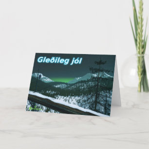 Cartes Pour Fêtes Annuelles Gleðileg Jól - Soirée silencieuse