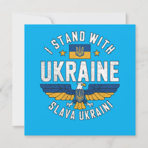 Cartes Pour Fêtes Annuelles Gloire à l'Ukraine Aigle symbole pour la liberté d