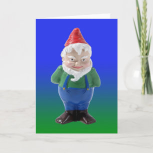 Cartes Pour Fêtes Annuelles Gnome debout