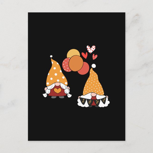 Cartes Pour Fêtes Annuelles GNOME Love Valentine (Devant)