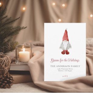 Cartes Pour Fêtes Annuelles Gnome pour les fêtes Noël Scandi