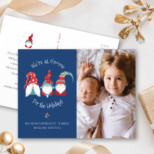Cartes Pour Fêtes Annuelles Gnome pour les vacances Mignon Elf Fun Photo perso
