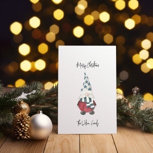 Cartes Pour Fêtes Annuelles Gnome scandinave minimum Joyeux Noël