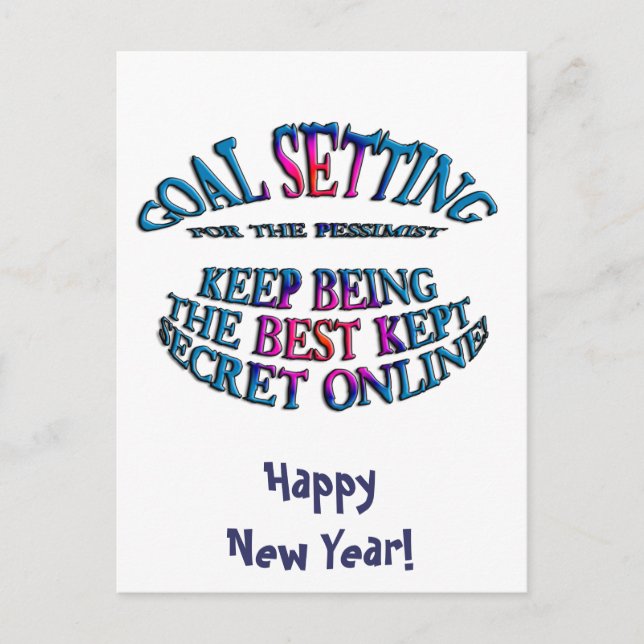 Cartes Pour Fêtes Annuelles Goal: Best Kept Secret Online (Devant)