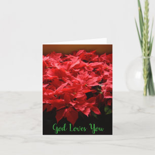 Cartes Pour Fêtes Annuelles God Lots You Gospel Christmas Card