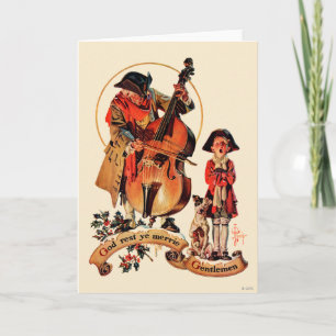 Cartes Pour Fêtes Annuelles God Reest Ye Merrie Messieurs