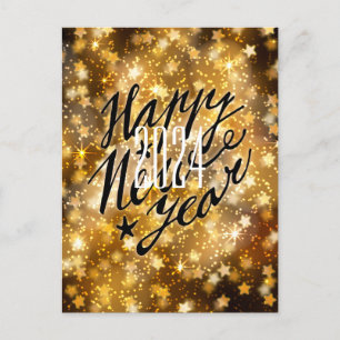 Cartes Pour Fêtes Annuelles Gold festive 2021  Bonne année