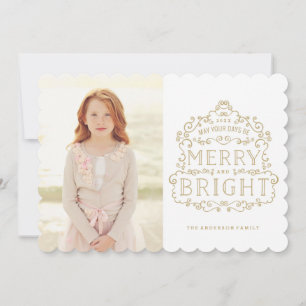 Cartes Pour Fêtes Annuelles Gold Sollwork Holiday