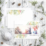 Cartes Pour Fêtes Annuelles Gold Winter Botanical Greenery Berries Photo Vacan<br><div class="desc">Noël est un moment si spécial de l'année ! Et quelle meilleure façon de célébrer qu'avec une belle carte de Vacances Photo Botanique Wiscy Gold Winter Greenery! Cette carte étonnante présente trois de vos photos préférées, joliment décorées avec des motifs festifs d'hiver rouge et vert. C'est la façon parfaite de...</div>