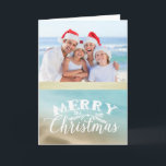 Cartes Pour Fêtes Annuelles Golden Beaches Tropical Photo Christmas Card<br><div class="desc">Golden Beaches Tropical Photo Christmas Card</div>