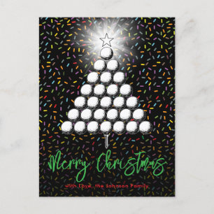 Cartes Pour Fêtes Annuelles Golf Family Christmas Design