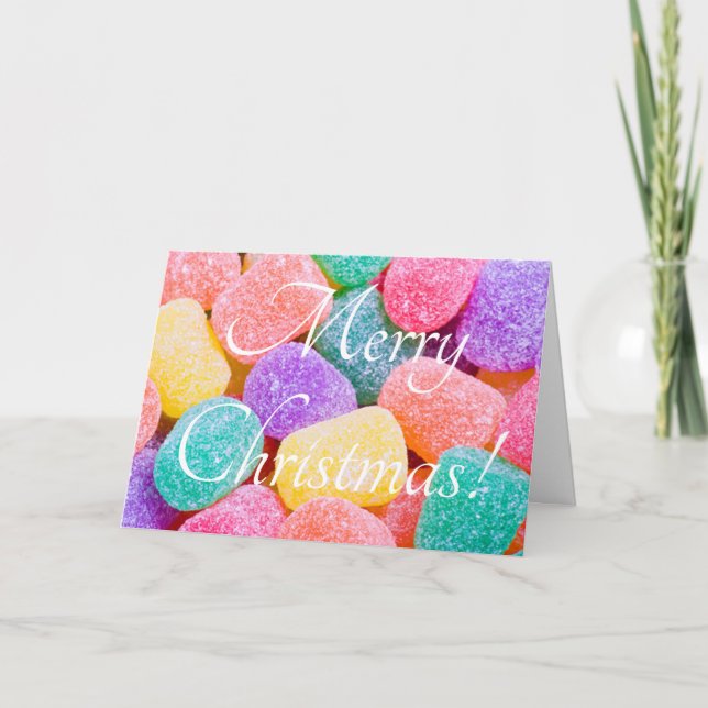 Cartes Pour Fêtes Annuelles gommeux pastel (Devant)