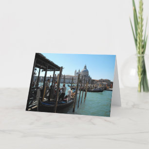 Cartes Pour Fêtes Annuelles Gondoles à Venise, Italie
