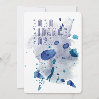 Cartes Pour Fêtes Annuelles Good Riddance, 2020