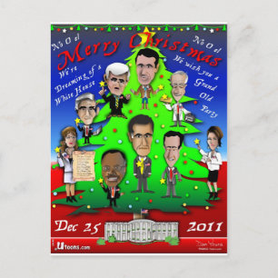 Cartes Pour Fêtes Annuelles GOP Tree