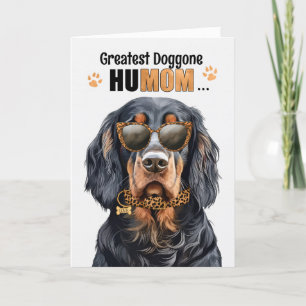 Cartes Pour Fêtes Annuelles Gordon Setter Dog Greatest HuMOM Fête des Mères