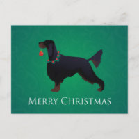 Gordon Setter Joyeux Noël Design