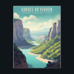 Cartes Pour Fêtes Annuelles Gorges du Verdon - poster - Affiche<br><div class="desc">Les gorges du Verdon,  canyon du Verdon ou Grand Canyon sont un ensemble de gorges de France situées en Provence,  entre les Alpes-de-Haute-Provence et le Var.</div>