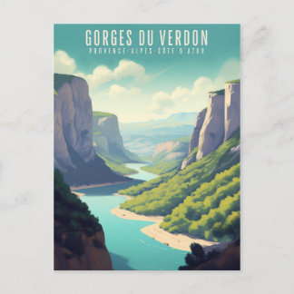 Cartes Pour Fêtes Annuelles Gorges du Verdon - poster - Affiche