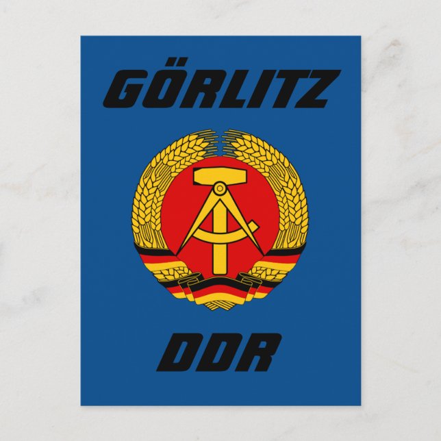 Cartes Pour Fêtes Annuelles Gorlitz, Deutsche Demokratische Republik DDR. (Devant)