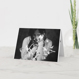 Cartes Pour Fêtes Annuelles Goth Girl Christmas Card