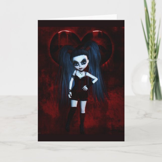 Cartes Pour Fêtes Annuelles Gothic Valentine Moods (Devant)