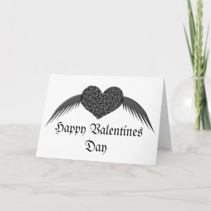 Cartes Pour Fêtes Annuelles Gothique aimer coeur personnalisé Valentines jour