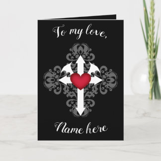 Cartes Pour Fêtes Annuelles Gothique romantique Saint-Valentin