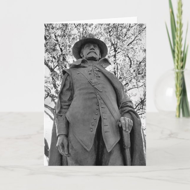 Cartes Pour Fêtes Annuelles Governor William Bradford (Devant)