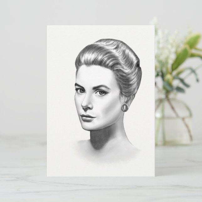 Cartes Pour Fêtes Annuelles Grace Kelly (Debout devant)